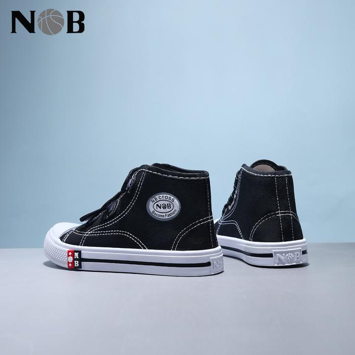 Premium N Bola B Sepatu Sekolah Tali Hitam Putih Size 29-38 Fashion Anak Sd-Smp Desain Simpel