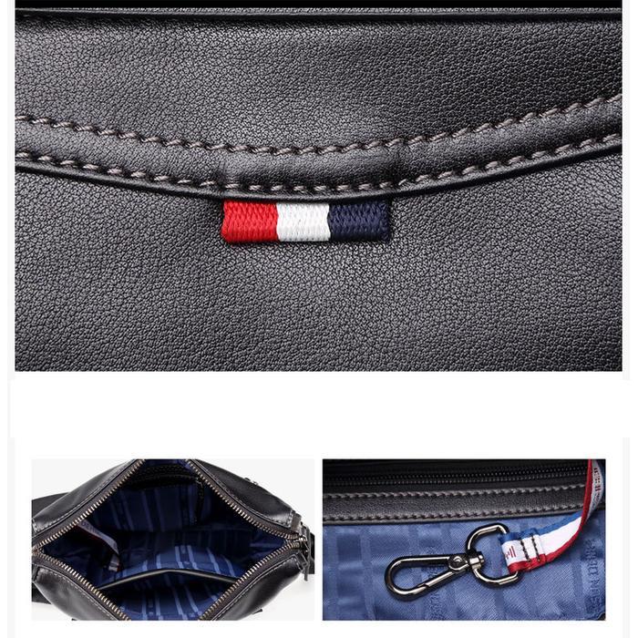 Tas Selempang Pria Tas Selempang Pria Kulit Sapi Asli Bison Denim Original (Bison-2490))