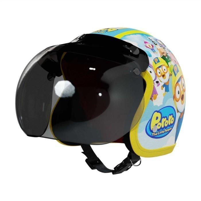 Helm Bogo Anak Motif Pororo Usia 2-6 Tahun