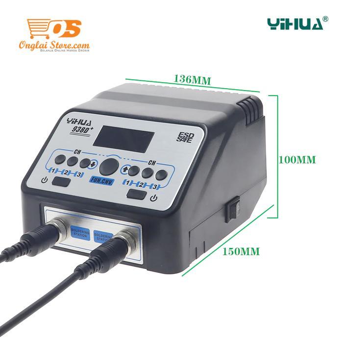 SOLDER STATION DIGITAL YIHUA 938D+ UPGRADE VERSION