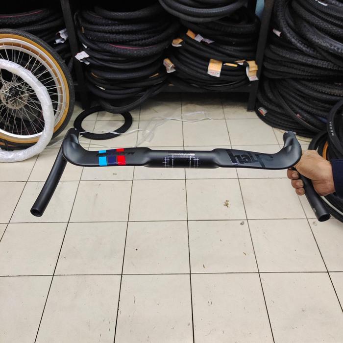 Stang Dropbar Aero Carbon Gt Half5 Markhor 31.8 Gepeng Flare Gravel 30 Degree 420 Mm Drop Bar Carbon