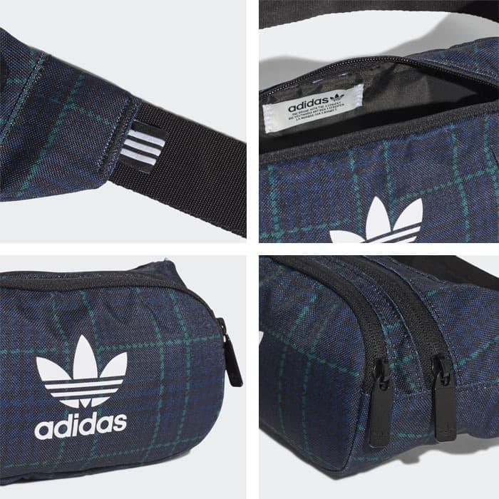 Waist Bag Pria Tas Adidas Originals Tartan Waistbag Trefoil Essential Bag Original