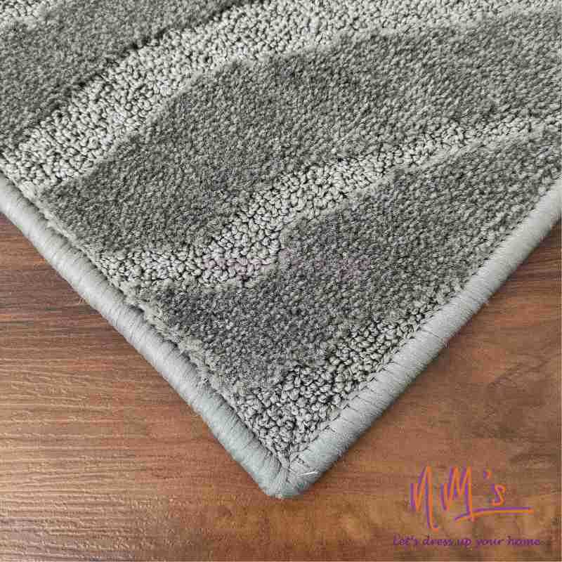 Neww Tren-D-Rugs Karpet Plush 3D Timbul Polos Permadani Bulu Alas Lantai Kamar Tidur Ruang Tamu