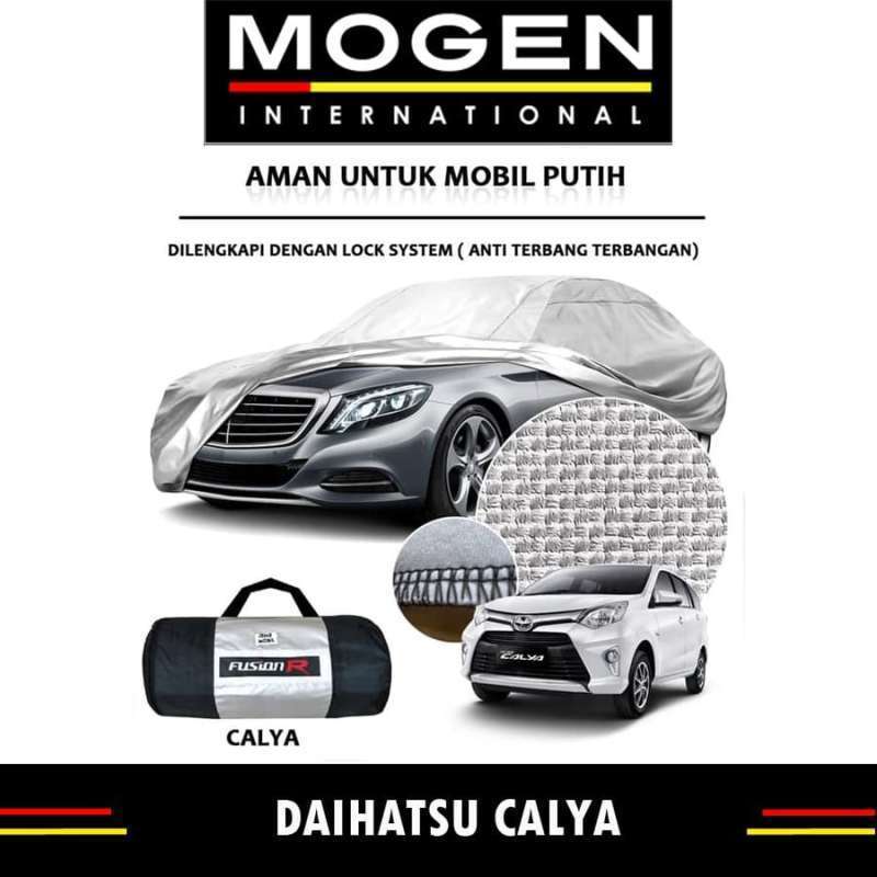 Neww Cover Mobil / Sarung Mobil Calya Merk Fusion R / Cover Mobil Putih Fusion R