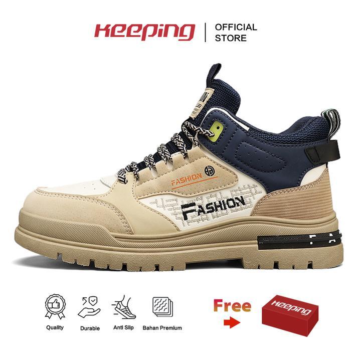 Eiger - Keeping Sepatu Pria Sneakers Casual Sepatu Kasual Olahraga Sepatu Boots Cowok Jalan Sports