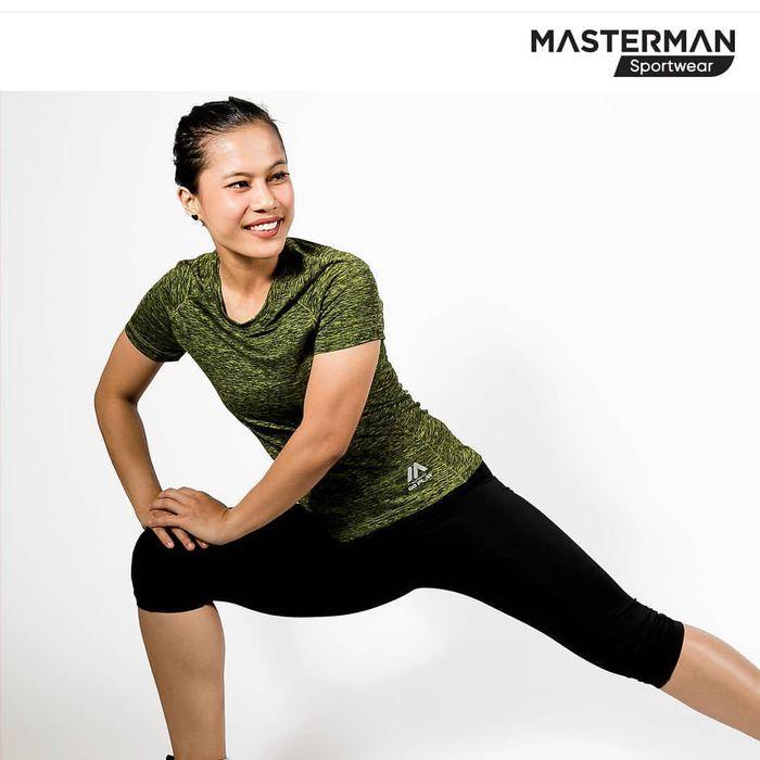 Masterman Goplay Melanite Space Dye Knit Yellow Kaos Lari Gym Olahraga