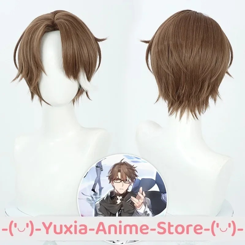 HONKAI: STAR RAIL WELT YANG COSPLAY WIG AND CAP GAME ROLEPLAY WIGS PARTY COSTUME PROP SYNTHETIC HAIR