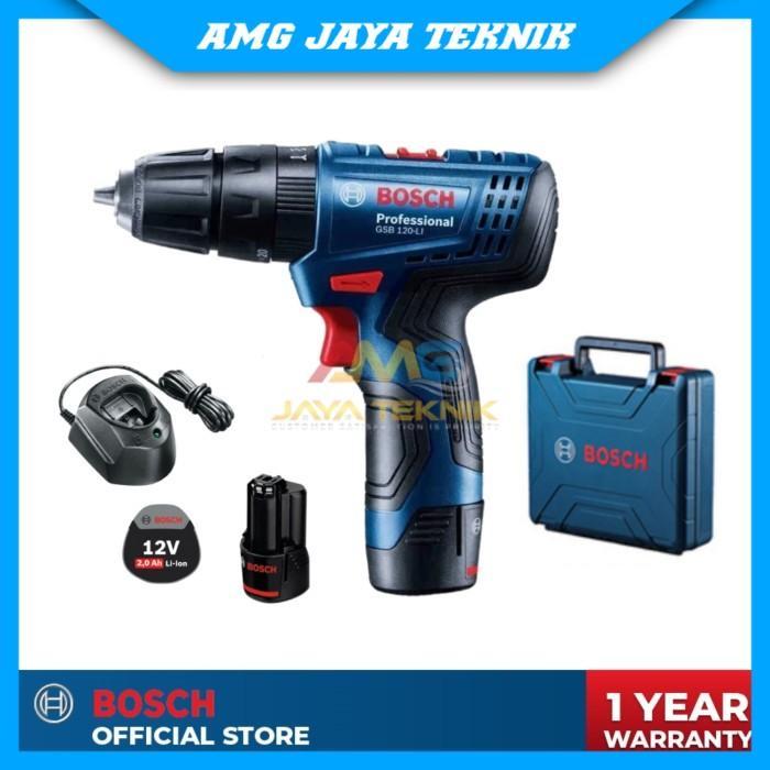 Bor Tembok Baterai Bor Impact Dril Bosch GSB 120 High Quality Original