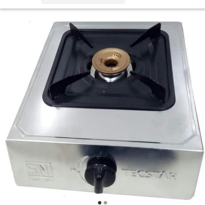 kompor gas 1 tungku tecstar stainless