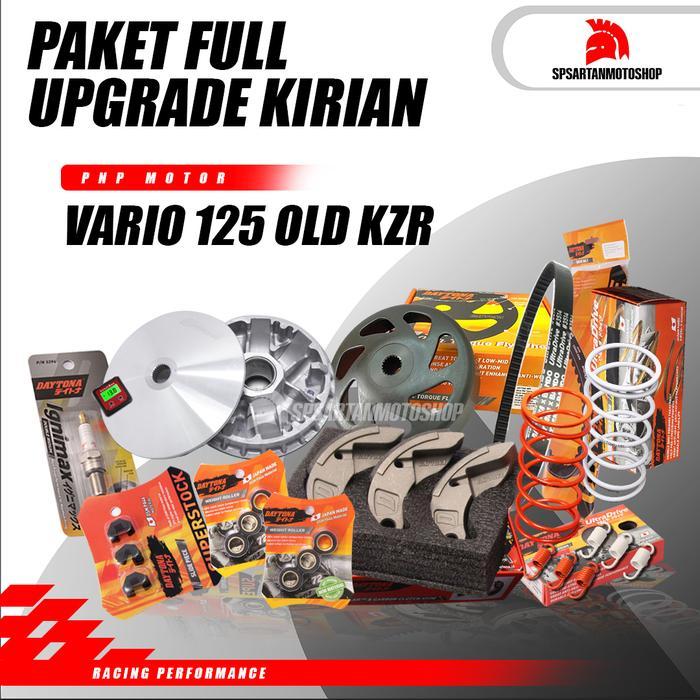Paket Full Upgrade CVT Vario 125 Old Bohlam Techno KZR Paket Kirian CVT Harian - Racing - Touring