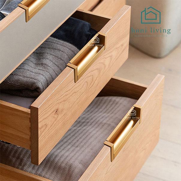 Handle Pegangan Laci Lemari Furniture Rumah Gagang Pintu, Pegangan Furniture Warna Handle Gold