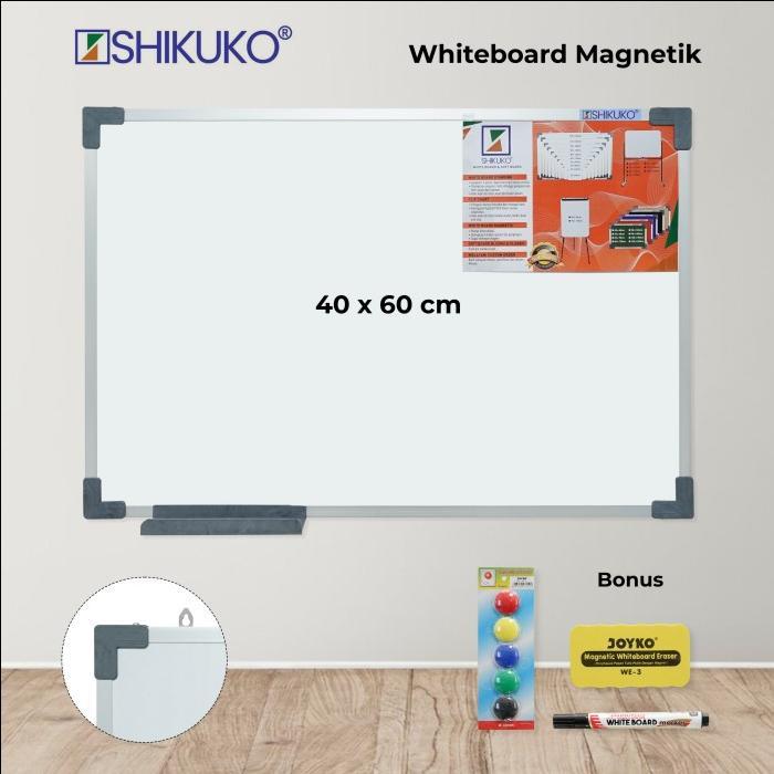 TERBARU Papan Tulis / Papan Tulis Magnet Shikuko 40 x 60