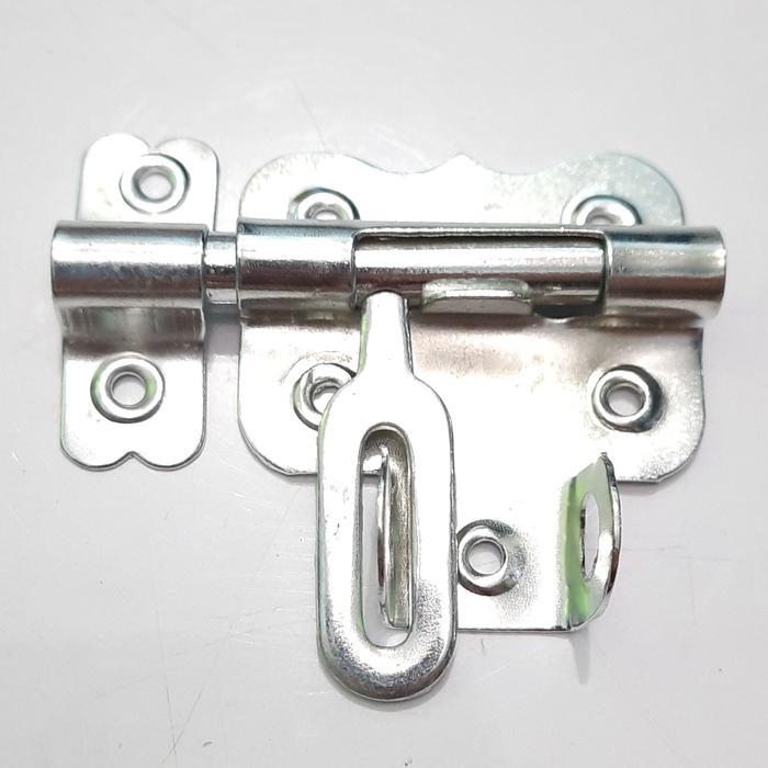 "New" Grendel Pintu Gudang 2 inch KZK / Overpal / Slot Pintu 2" (D4168)