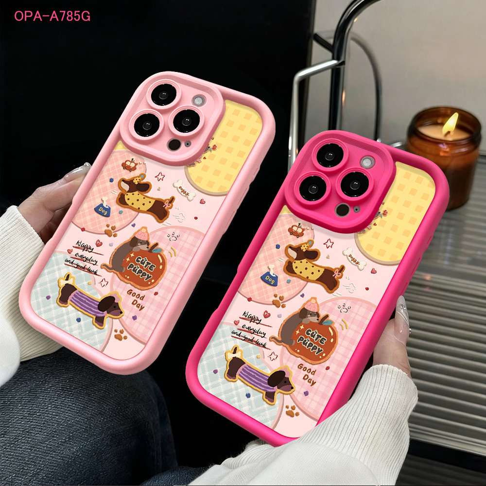 Softcase Tepi Tebal Tahan Gores Casing Hp For OPPO A58 A55 A74 A53 A33 A57S A77 5G 4G Case Shockproo