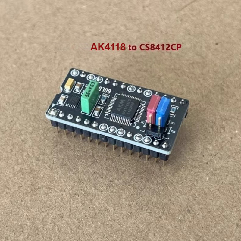 AK4118 TO CS8412 MODULE SUPPORTS 16BIT 18BIT 24BIT OUTPUT FORMAT SETTINGS FOR DAC