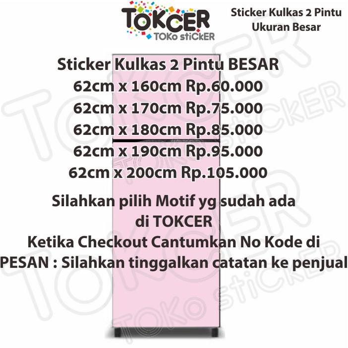 Stiker Kulkas Ukuran Besar