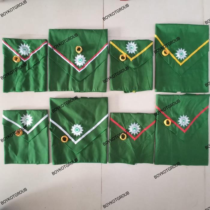 Hasduk HW BORDIR + ring rotan Hasduk jumno dan SMA -+118cm