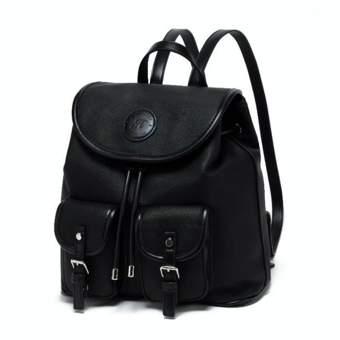 JIMS HONEY Tas Ransel Wanita Agatha Backpack / Tas Punggung Serut Sekolah Fashion Bag Daily