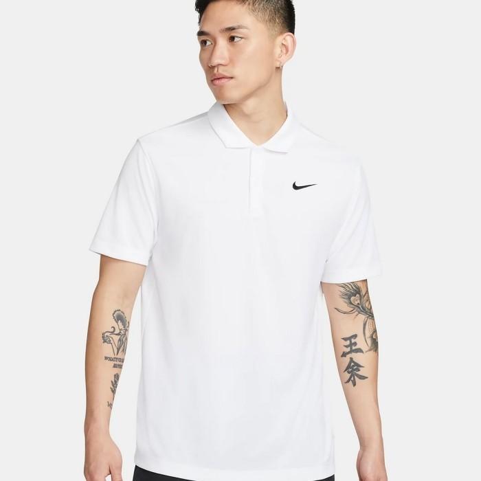 DH0858 100 Mens Nike Dri Fit Court Solid Tennis Polo Shirts