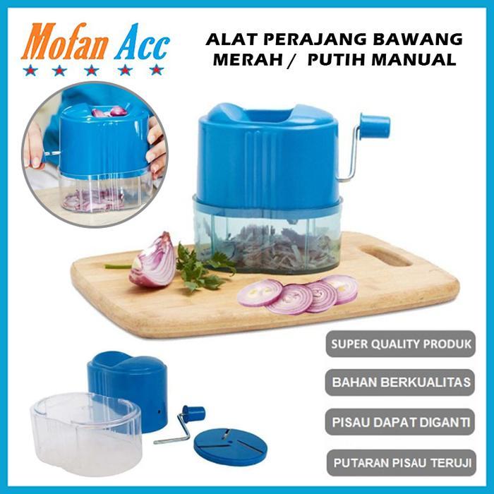 Alat Perajang Bawang Manual Pemotong Bawang Merah Onion Slicer Praktis