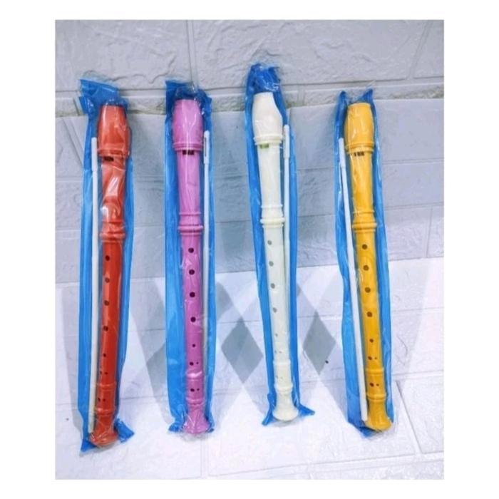 Suling Seruling Putih Alat Musik Tiup SULING /Alat Musik Recorder