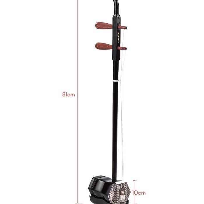 1pc Erhu ALat Musik Gesek Tradisional Cina Alat Musik Gesek Kayu