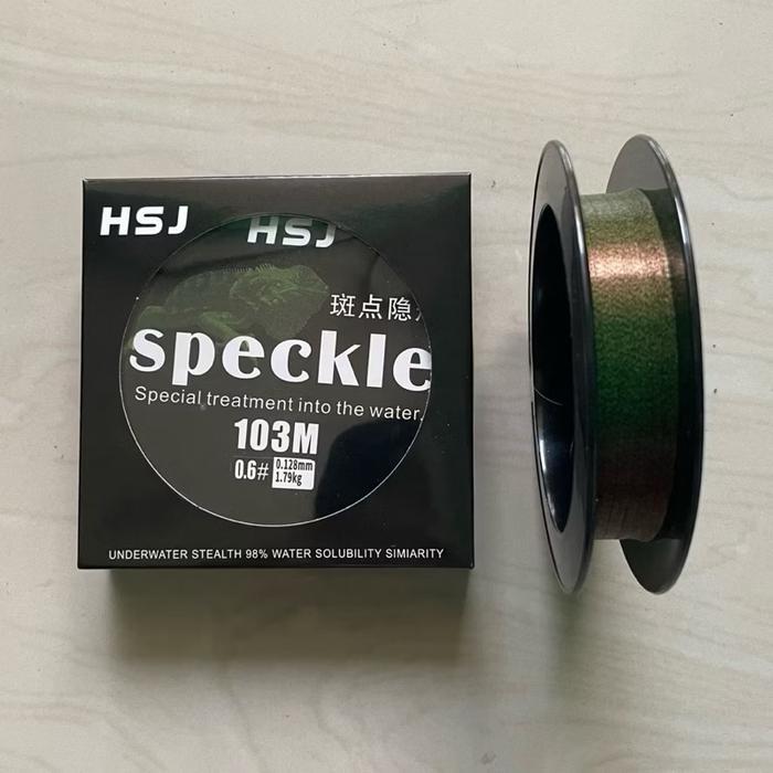 SENAR PANCING SPECKLE HSJ SENAR SAMAR,KUAT DAN TIDAK MUDAH MERITING PANJANG 103 M