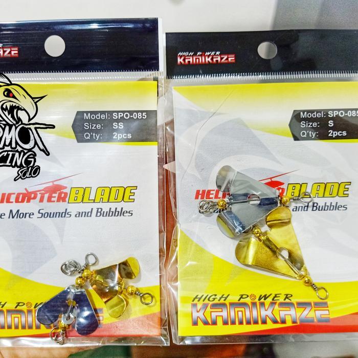 UMPAN KAMIKAZE HELICOPTER BLADE PROPELLER LURE GABUS TOMAN