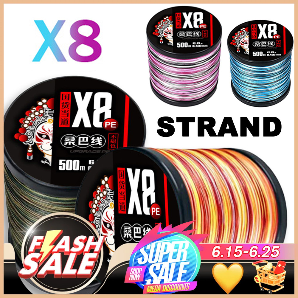 THORNSLINE Japan 8X Fishing Line 300M 500M 1000M 8 Strands Braided Fishing Line Multifilament PE