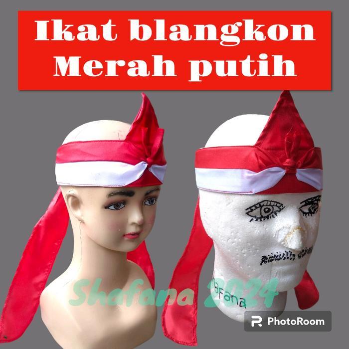 IKAT KEPALA MERAH PUTIH UKURAN ANAK DAN DEWASA // IKAT KEPALA KEMERDEKAAN INDONESIA // IKAT KEPALA