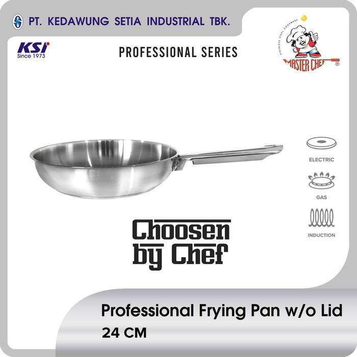 Master Chef Frying Pan 24 cm Professional Series Panci Stainless Steel