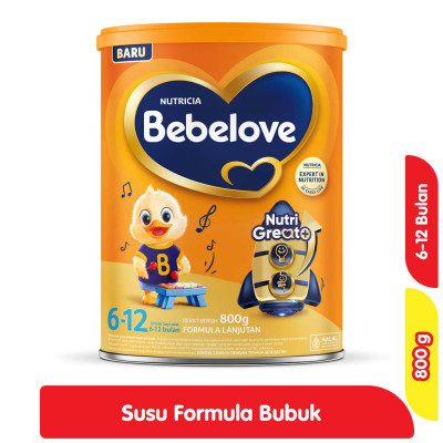 Bebelove Susu Formula Bayi Bubuk 6-12 Bulan 800 g