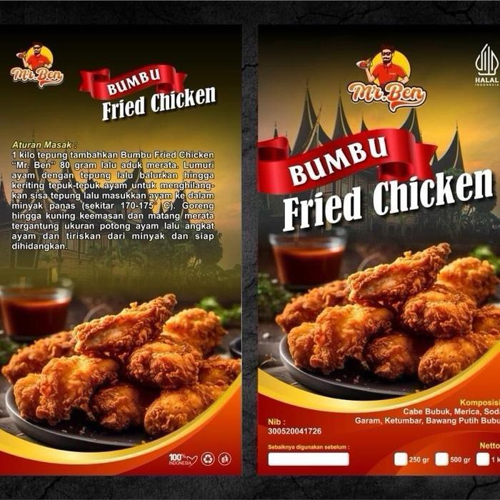 Bumbu ayam fried chicken(mr.ben)