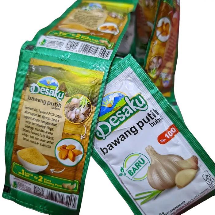 24 Sachet - Bumbu Desaku Bawang Putih Bubuk Kemasan Renceng 24 sachet bumbu praktis siap saji Garlic