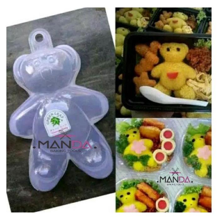 Cetakan nasi puding karakter cetakan bento kelinci panda kura