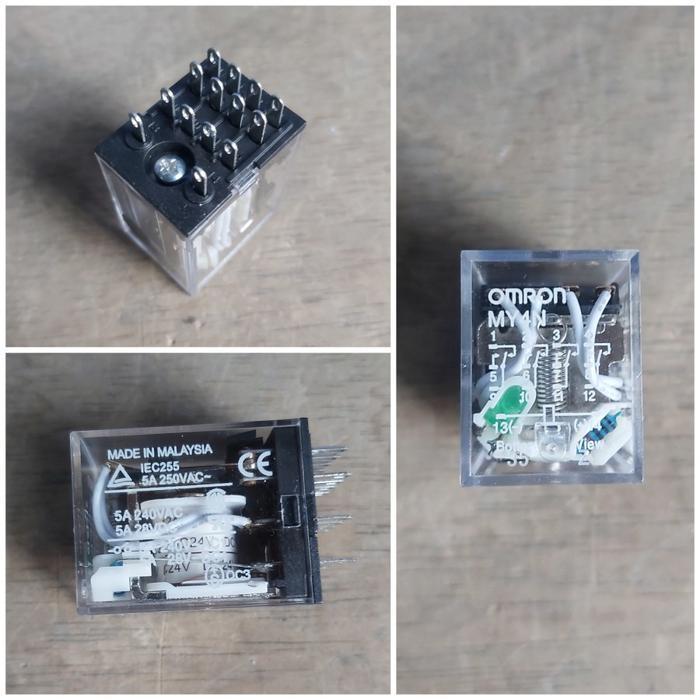 N3W RELAY MY4 MY4N 14 PIN AC 220V / DC 12V / DC 24V