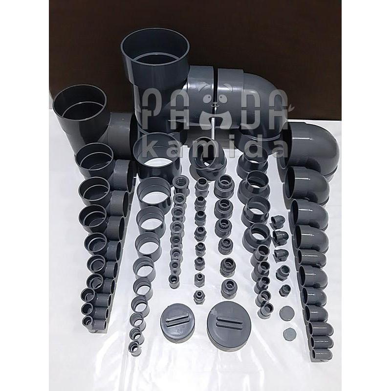 N3W GREST Keni 2 1/2 in PVC / Knee 2 1/2" Elbow 2 1/2" L Pipa Paralon 2,5 inch