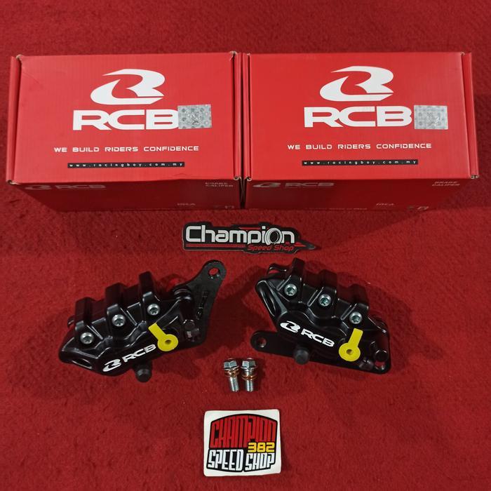 Kaliper Rem Depan Belakang Rcb S Series 2 Piston 2P Hitam Nmax Old