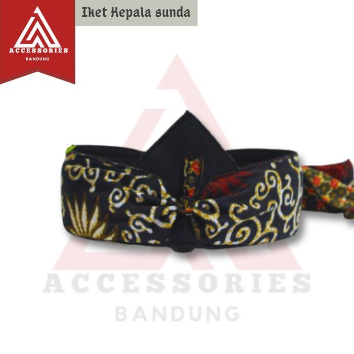 Iket sunda jawa pria & anak blangkon tradisional model atas terbuka totopong sunda batik topi pria