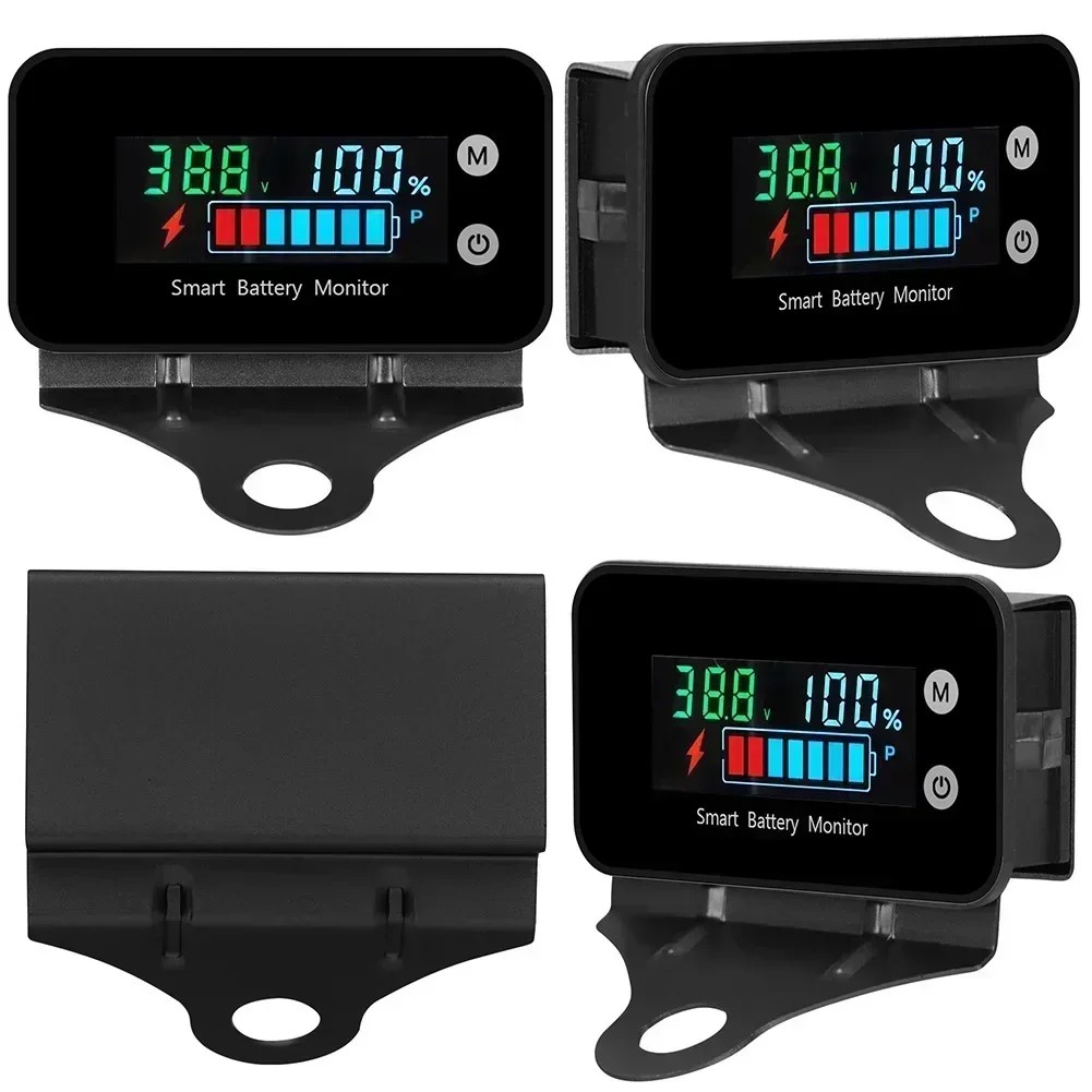 Car Motorcycle DC7-100V Digital Voltmeter LED Display Waterproof Voltage Tester Battery Moniter