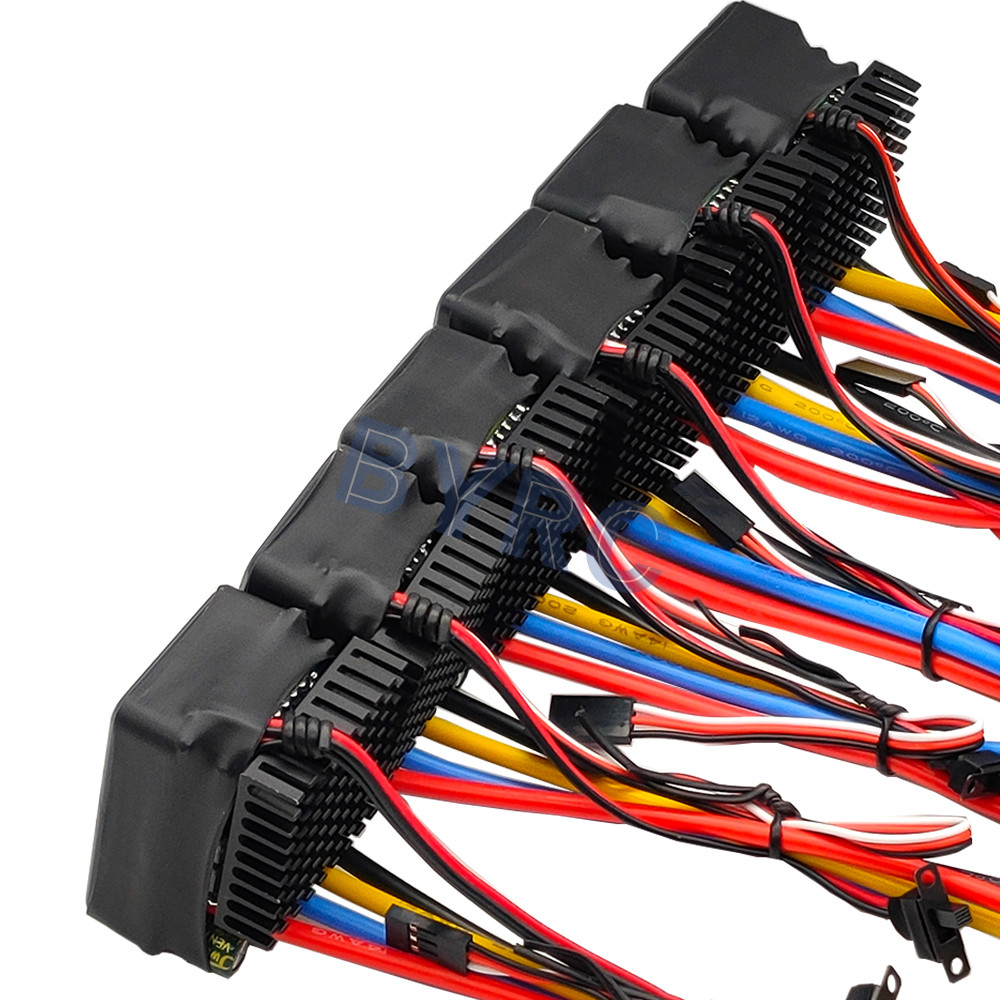 40/50/60/80/100/120A HV Brushed ESC support 10v-32v 12V 24v 6S Electronic Speed Controller for DIY