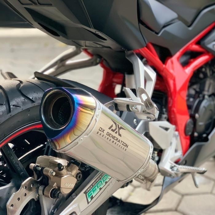 Knalpot Dx Generation Sphere Oval Slip On Cbr 250 Rr All New Ninja R25