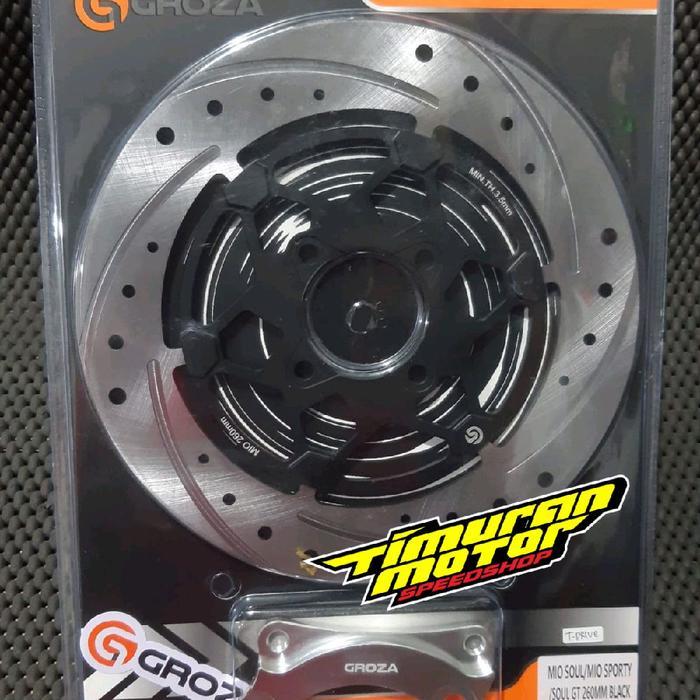 Piringan Cakram Groza T-Drive Mio 260 Mm Black