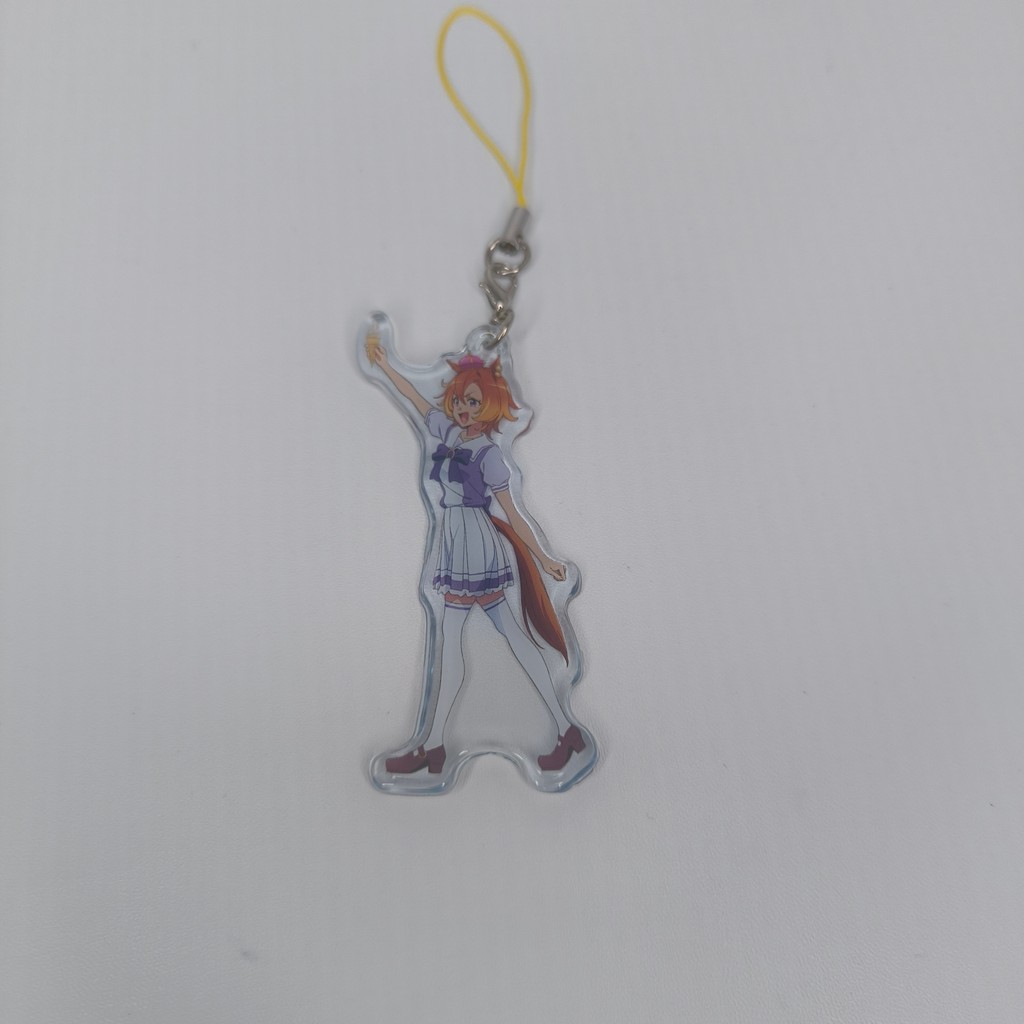Clear Rubber Strap Keychain Uma Musume Pretty Derby TM Opera O