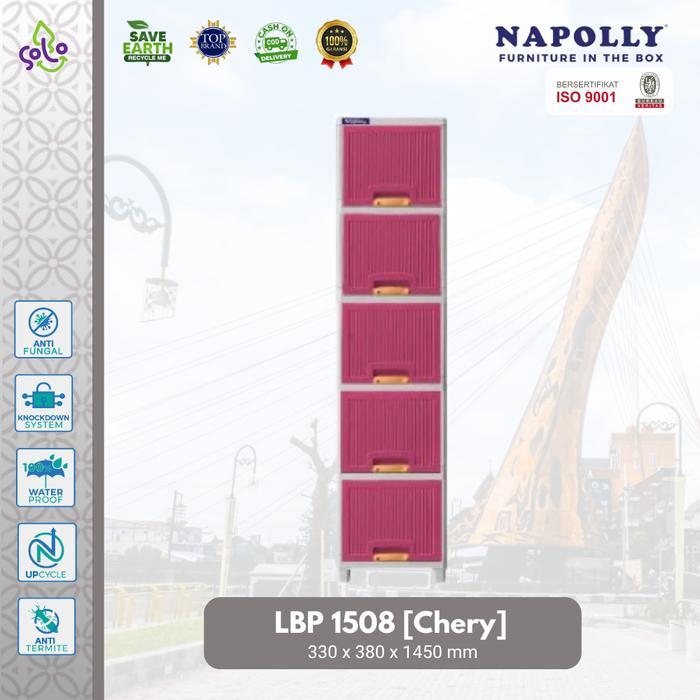 Loker Plastik Susun LBP 1508 Napolly Loker Lipat Kotak Lemari Locker Susun - Loker Tumpuk Lemari