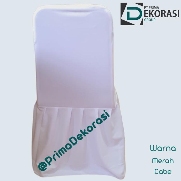 Sarung Bungkus Kursi Futura Chitose Rimpel Rempel Cover Chair Custome Warna Isi 10 Pcs