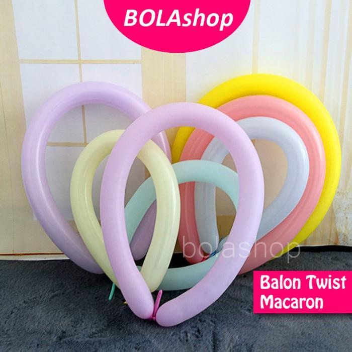 [ISI100] Balon Twist Macaron Balon Panjang Balon Cacing Balon Pentil