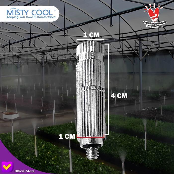 MIST NOZZLE 0.15 0.2 0.3 0.4 0.5 MM FILTER SPRAYER EMBUN MISTING KABUT