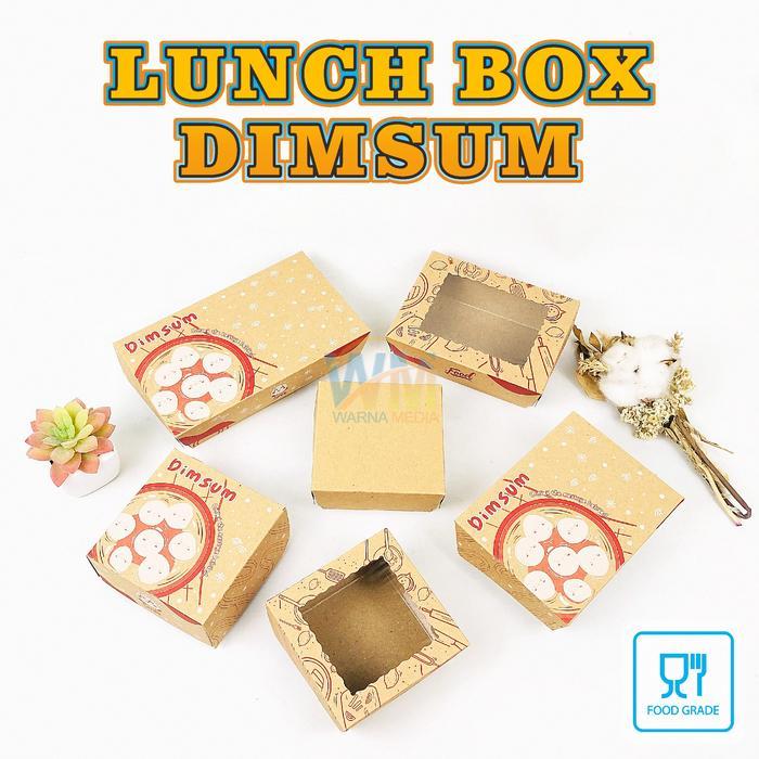 Dus Box Dimsum Laminasi / Kotak Dimsum / Lunch Box XS / Dus Dimsum / Paper Lunch Box S / Dus Dimsum
