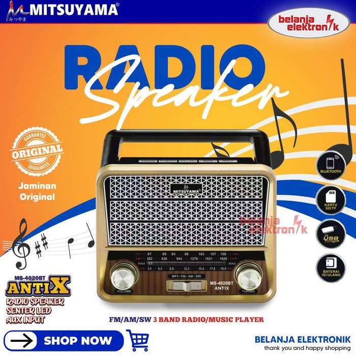 RADIO SENTER PORTABLE MITSUYAMA MS-4020BT ANTIX